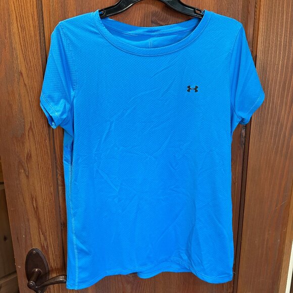 UNDER ARMOUR Women's HeatGear Tech Mesh Fitted Tee Size L (3 SHIRTS) - Picture 1 of 9